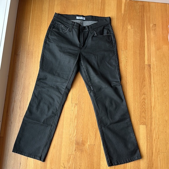 James jeans Ankle Straight faux leather pants size 29 - Picture 7 of 8